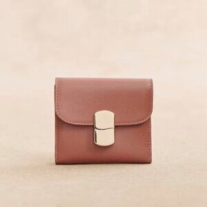 NWT Sezane Milo Small Wallet Natural Heritage - Size TU